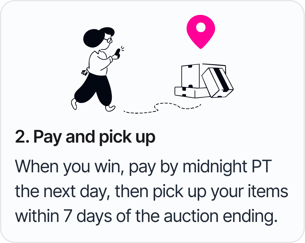 Pay and pick up graphic.